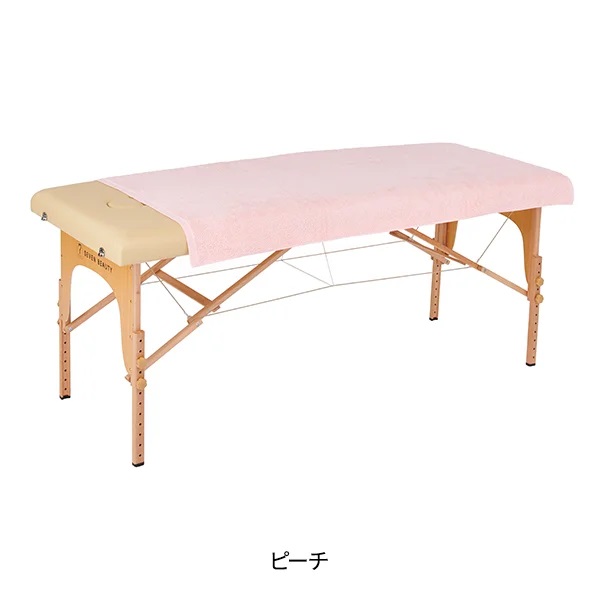 【2枚セット】タオル ケット (綿 100%)(2288匁) 90cm×160cm ピーチ
