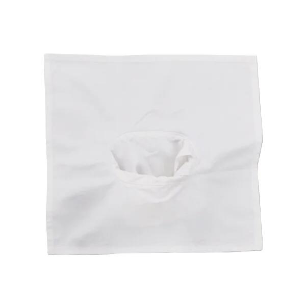 【10枚入り口・入口】有孔専用 綿取りまかなう 白いこと（エステ枕・揉み療治枕）