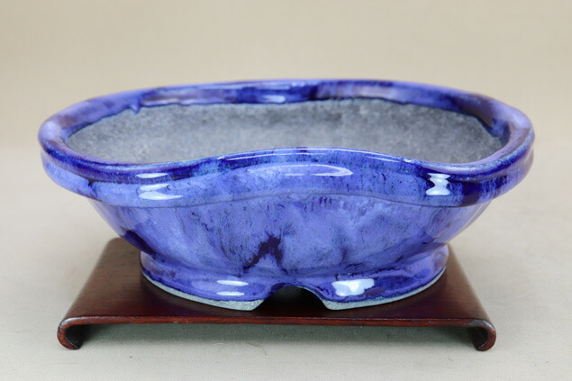 楽天市場】【盆栽鉢】 越前芳水作 辰砂釉 割れ蓋に蛙【一点物】（いよ