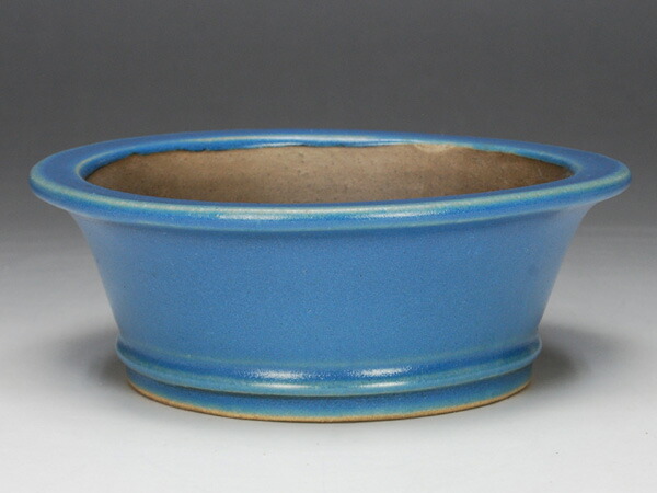 楽天市場】白交趾外縁下紐楕円鉢〔陶元交趾〕 : BONSAI 彩都 楽天市場店