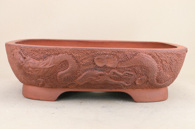 黎鳳　楕円　織部　盆栽鉢 黎鳳 楕円 織部 盆栽鉢 黎鳳 楕円 織部 盆栽鉢 Yahoo