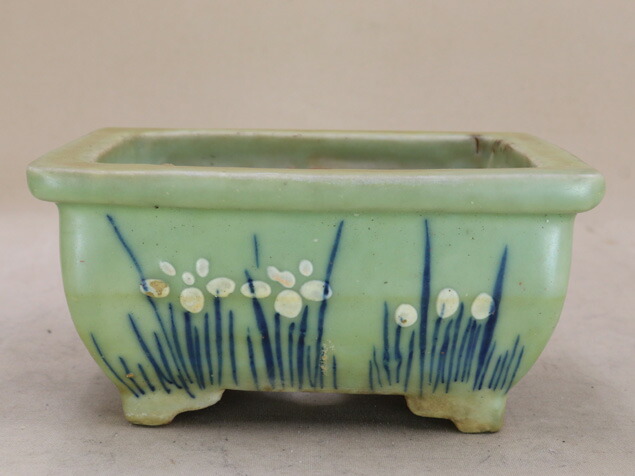 楽天市場】【盆栽 鉢】 高級品 長青造 六角鉢（小品クラス） [高さ