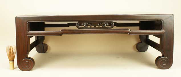 楽天市場】【盆栽卓】 透かし彫 平卓 大型（中古 / スリ傷有）【飾卓