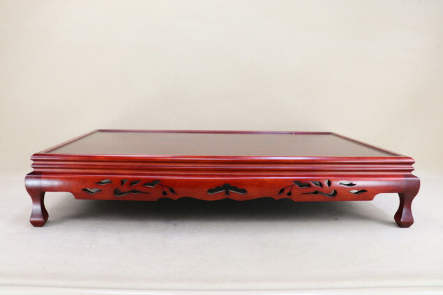 楽天市場】【盆栽卓】 透かし彫 平卓 大型（中古 / スリ傷有）【飾卓