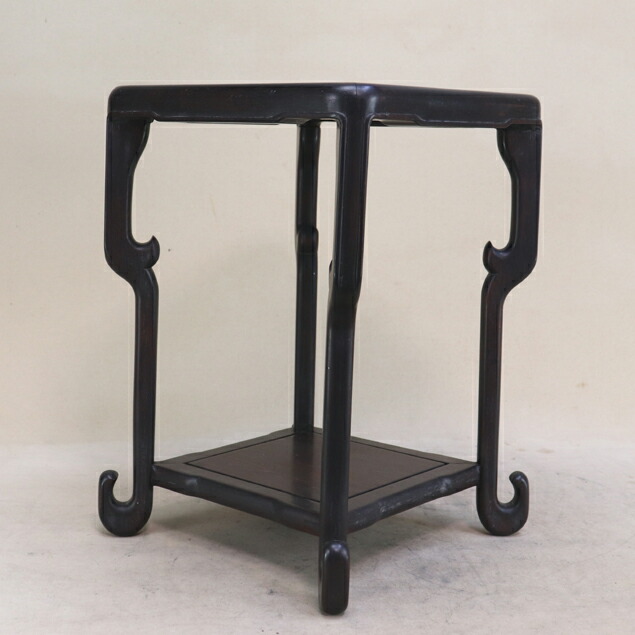 楽天市場】送料無料【盆栽卓】 紫檀 ミニ盆用 箱卓（中古 / 美品