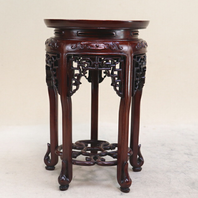 楽天市場】送料無料【盆栽卓】 紫檀 ミニ盆用 箱卓（中古 / 美品