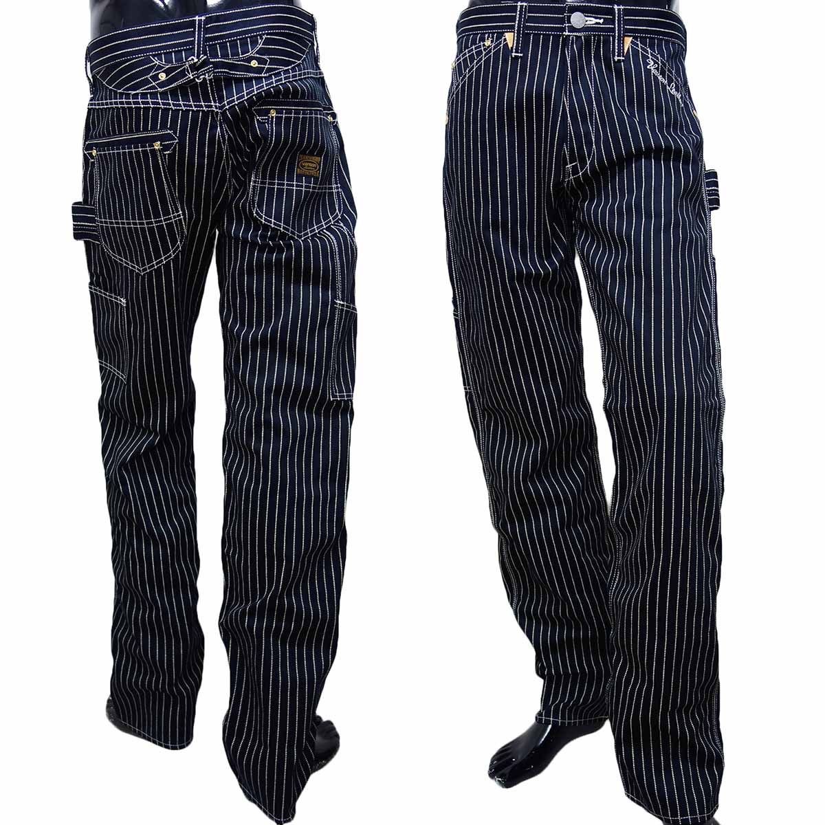 【百貨店大売り出し 尖んがり5倍】バンソン vanson ペインター ズボン下 ウォバッシュ A NVBL-301