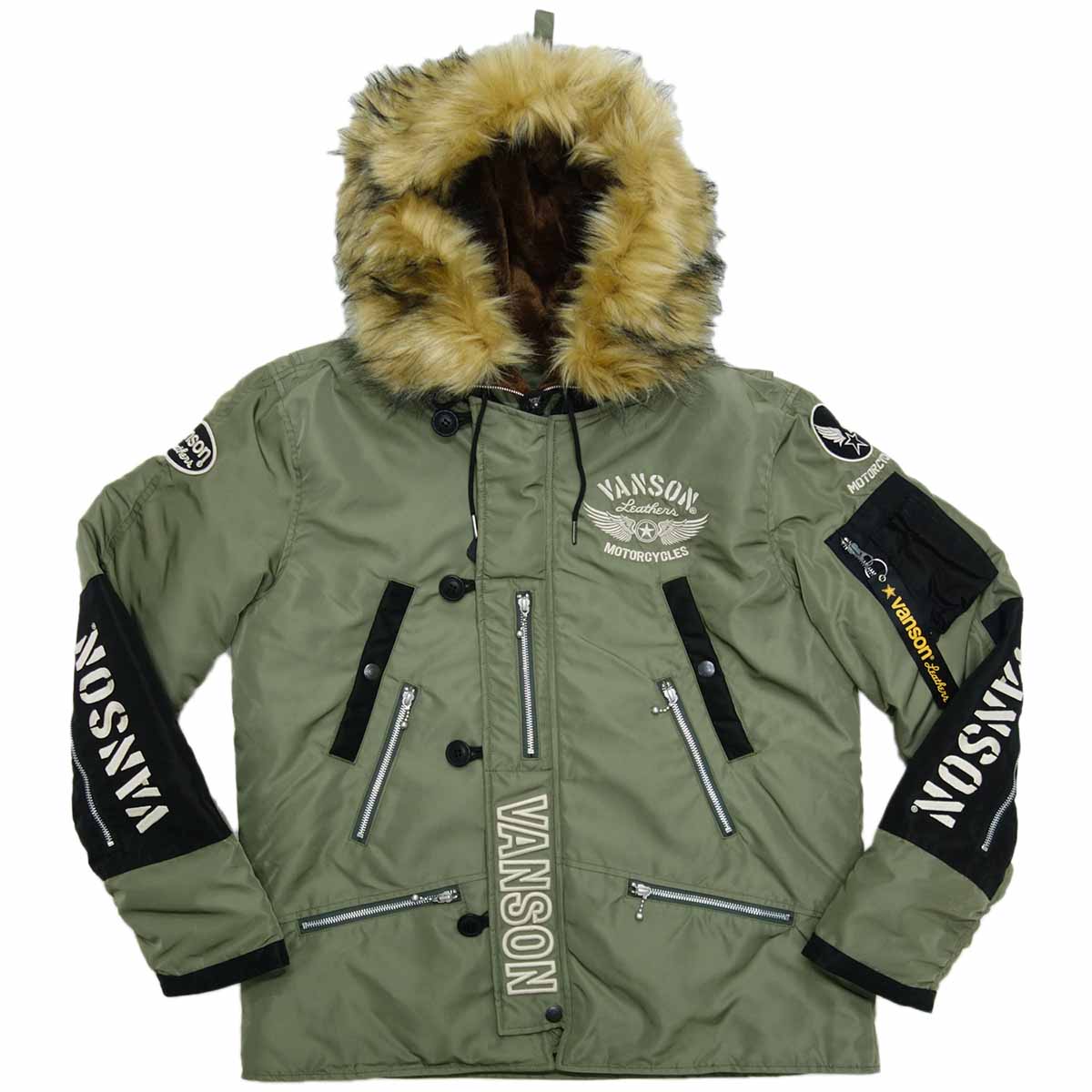 楽天市場】VANSONバンソン◇VS B-15 フライトジャケット◇シリアル