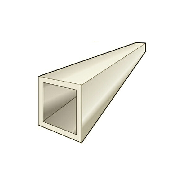 アルインコ 角パイプ1本：50×50×2.0mm/長さ4000mm　ステンカラー（ツヤ消） アルミ型材,汎用材,ALINCO：FB115T ※合計9千円以上で送料無料（北海道・沖縄各県離島は送料追加）, 個人宅配送不可, 長尺物は大型トラック（4ｔ車）で配送 ,現場配送不可, 商品は車上渡し
