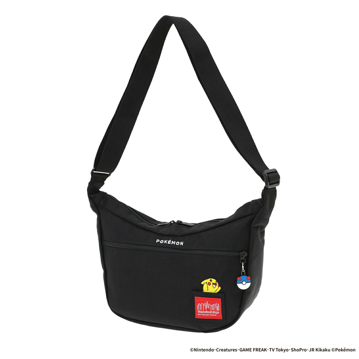マンハッタンポーテージ  二重奏ショルダーバッグ ポケモン ピカチュウ MP2409PKMN25  DUET SHOULDER BAG Pok・・mon 25  ショルダーバッグ Manhattan Portage 衣嚢異類異形