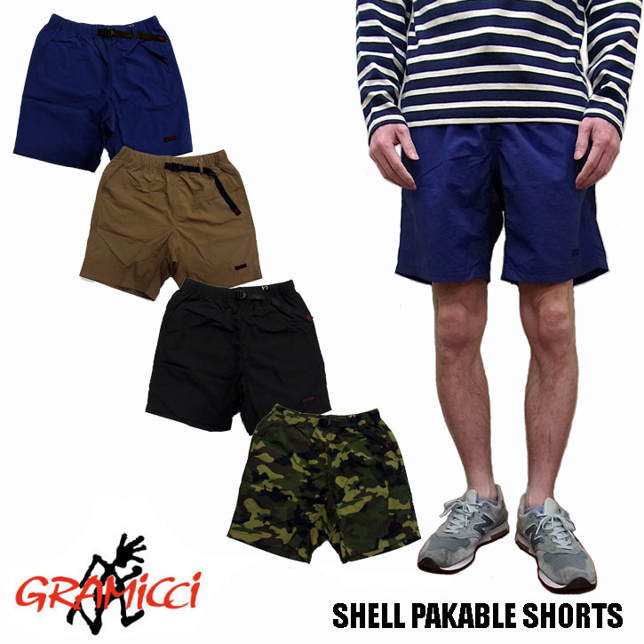 楽天市場 Gramicci Shell Packable Short グラミチ ナイロン素材 パッカブル ショート パンツ 全８色 Gup s037 ｊｅｒｒｙｓ ｓｔｏｒｅ