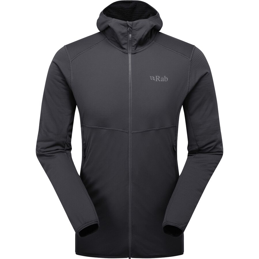 Rab ラブ フリースジャケット メンズ Modulus Hoody Black QFG15-Black