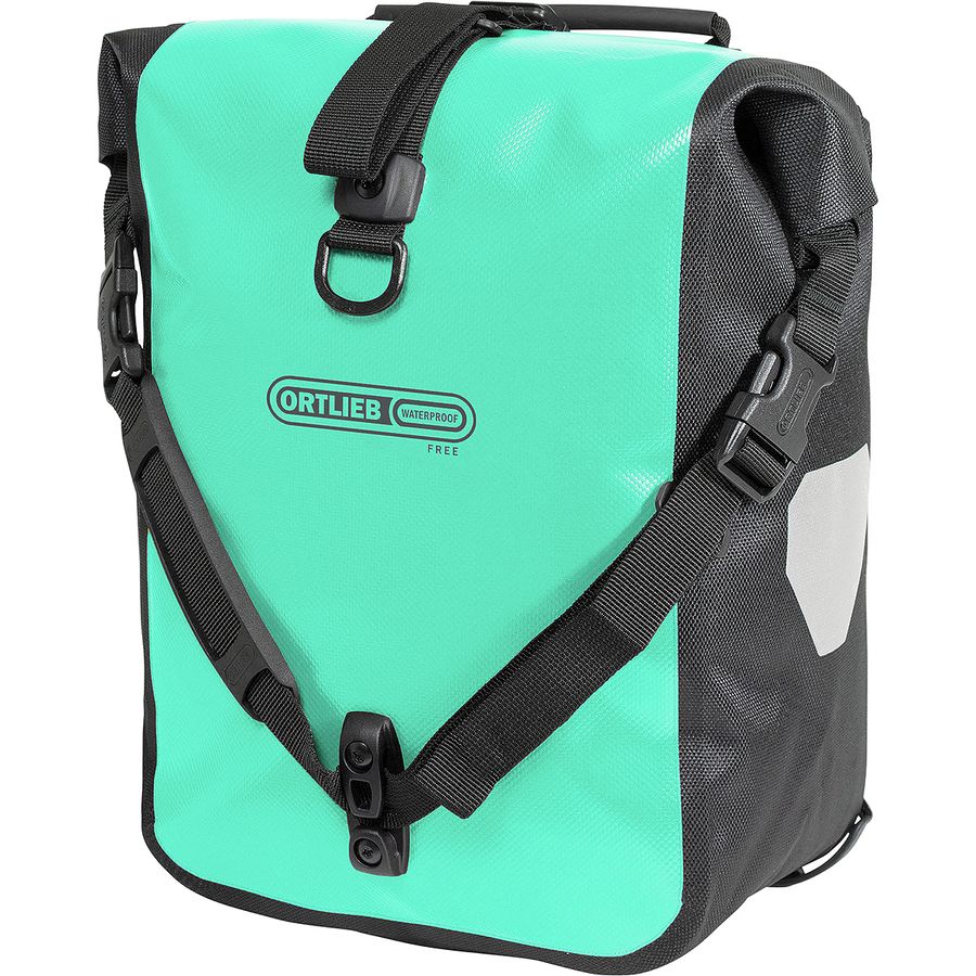(取寄) オルトリーブ スポーツ-ローラー フリー パニエ - ペア Ortlieb Sport-Roller Free Panniers - Pair Lagoon/Black画像