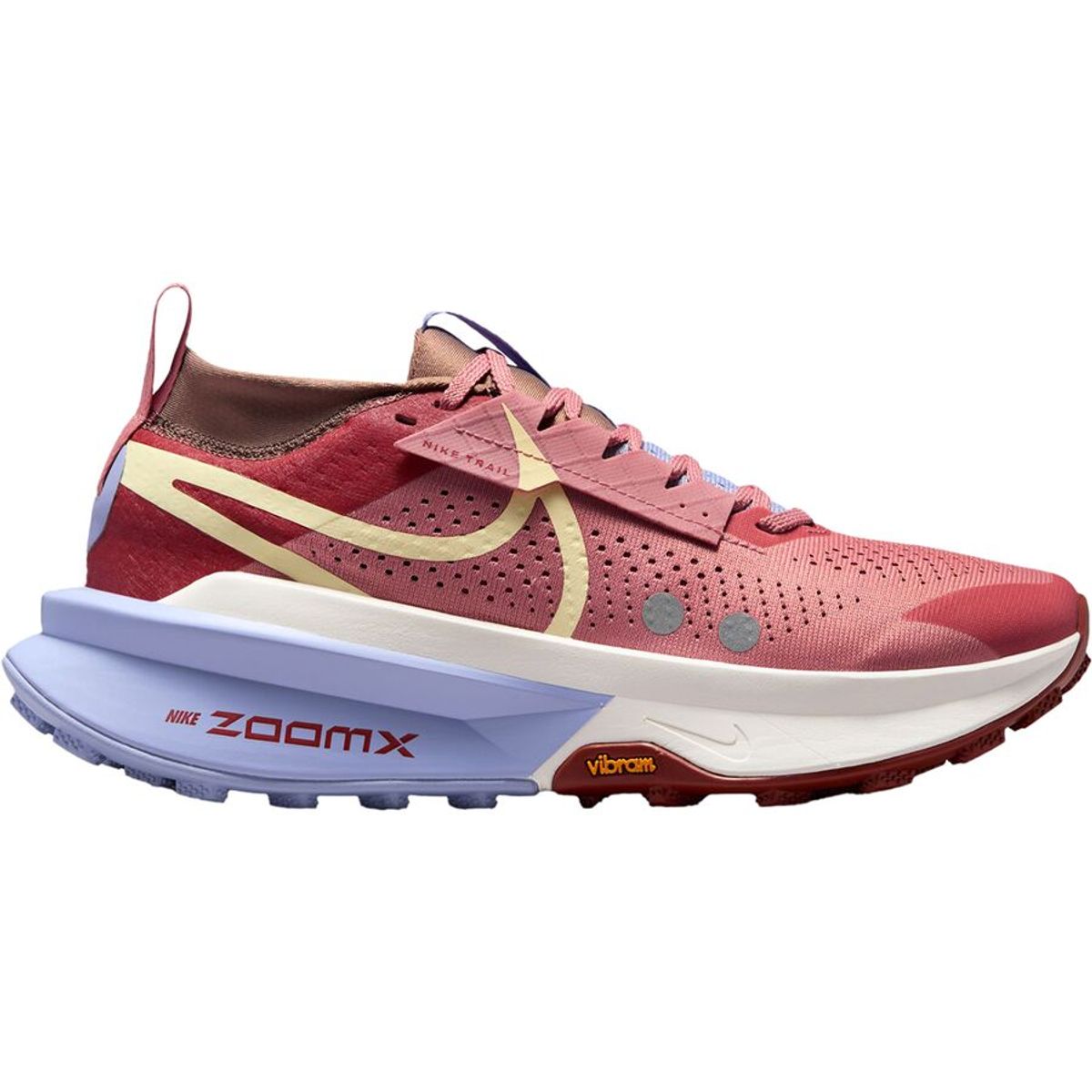(取寄) ナイキ レディース ゼガマ 2 トレイル ランニング シューズ - ウィメンズ Nike women Zegama 2 Trail Running Shoe - Women's Red Stardust/Alabaster-Mars Stone画像