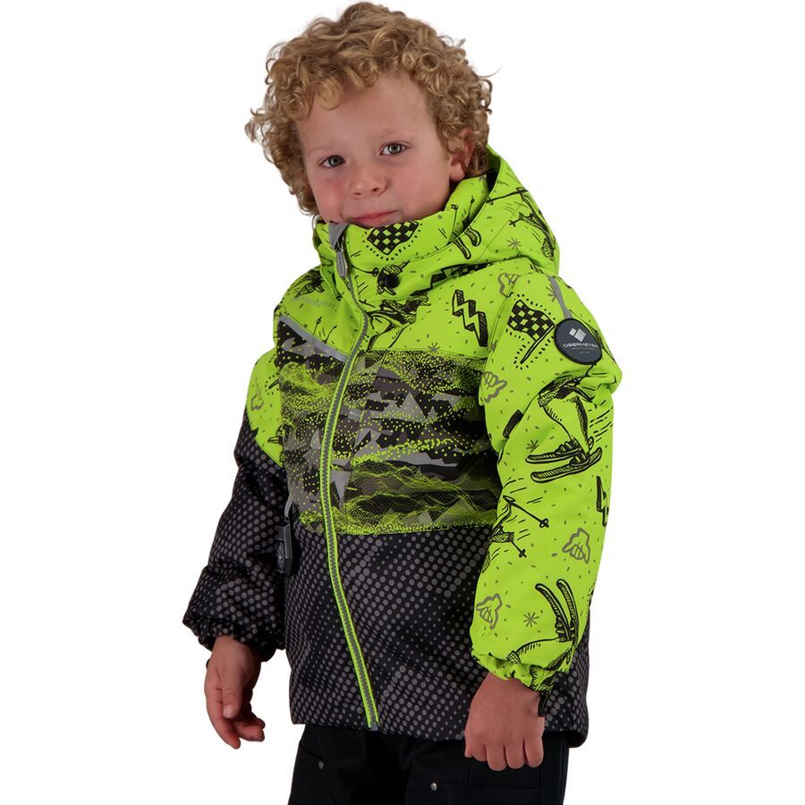 (取寄) オバマイヤー トドラー ボーイズ アルタイル ジャケット - トドラー ボーイズ Obermeyer toddler boys Altair Jacket - Toddler Boys' Racer Birdz画像