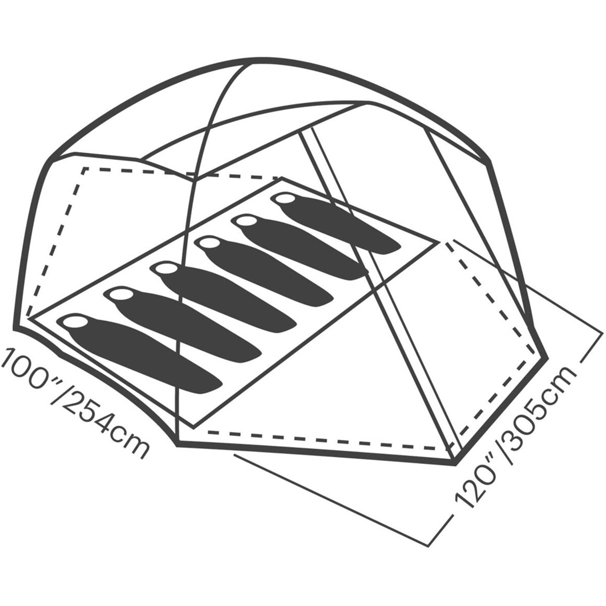 取寄) エウレカ! スペース Eureka! テント: 3-シーズン Tent: 6-Person