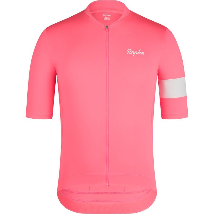 (取寄) ラファ メンズ コア ジャージ - メンズ Rapha men Core Jersey - Men's High-Vis Pink/White 18,056円