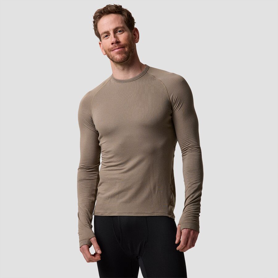 (取寄) バックカントリー メンズ パインズ ベースレイヤー― クルー トップ - メンズ Backcountry men Pines Microgrid Ultra-LT Baselayer Crew Top - Men's Fallen Rock