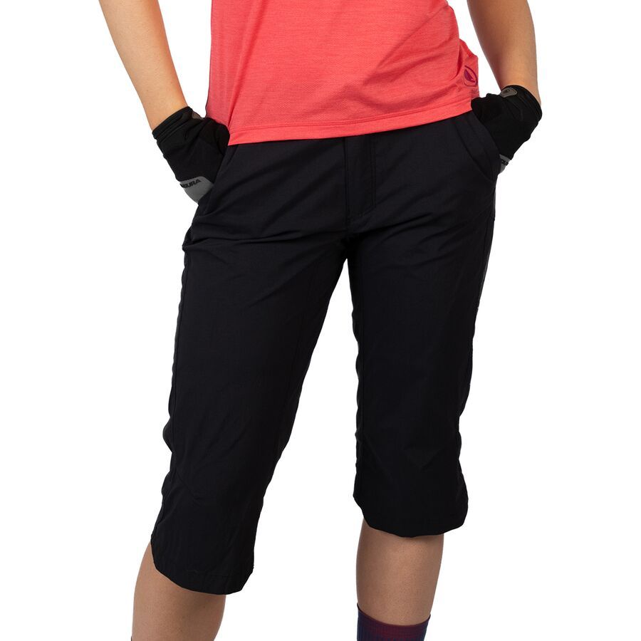 (取寄) エンデューラ レディース ハンビー 3/4 ショート ウィズ ライナー - ウィメンズ Endura women Hummvee 3/4 Short With Liner - Women's Black