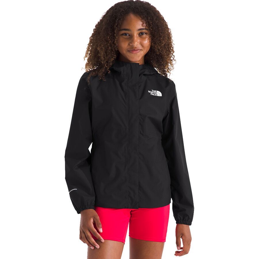 (取寄) ノースフェイス ガールズ アントラ レイン ジャケット - ガールズ The North Face girls Antora Rain Jacket - Girls' TNF Black/TNF Black