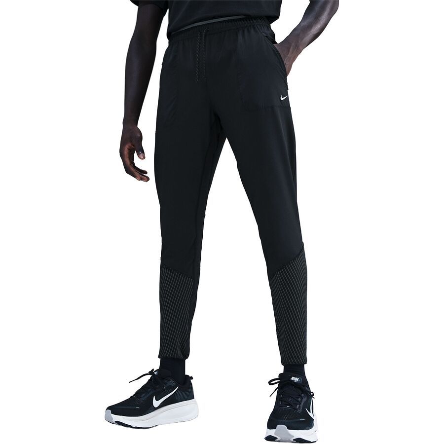 (取寄) ナイキ メンズ ドライ-フィット リフレクト パンツ - メンズ Nike men Dri-FIT Reflect Pant - Men's Black/Reflective Silver
