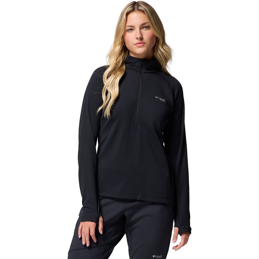 (取寄) コロンビア レディース 1/2-ジップ トップ - ウィメンズ Columbia women DriVenture 1/2-Zip Top - Women's Black