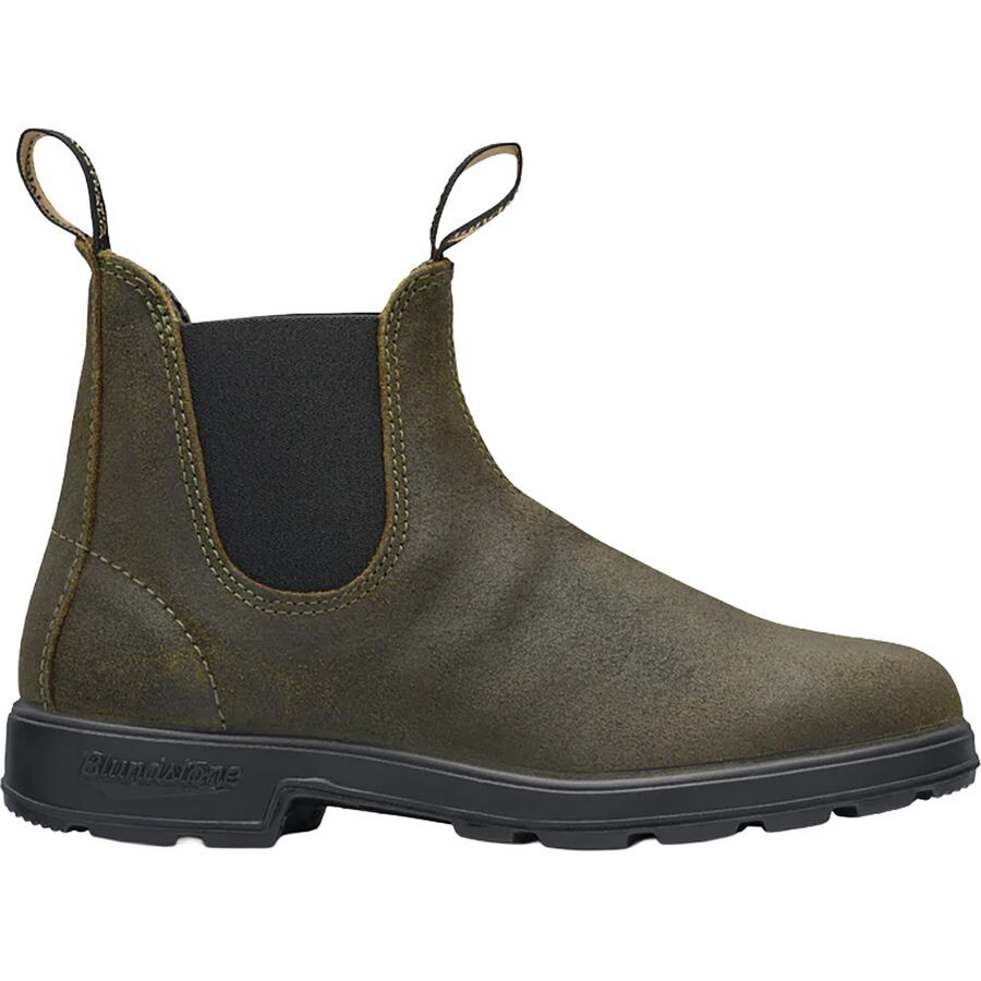 (取寄) ブランドストーン オリジナル スエード チェルシー ブーツ Blundstone Original Suede Chelsea Boot #1615T-Dark Olive