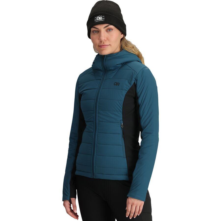 (取寄) アウトドア リサーチ レディース シャドー ブーディ リ - ウィメンズ Outdoor Research women Shadow Hoodie II - Women's Harbor/Black