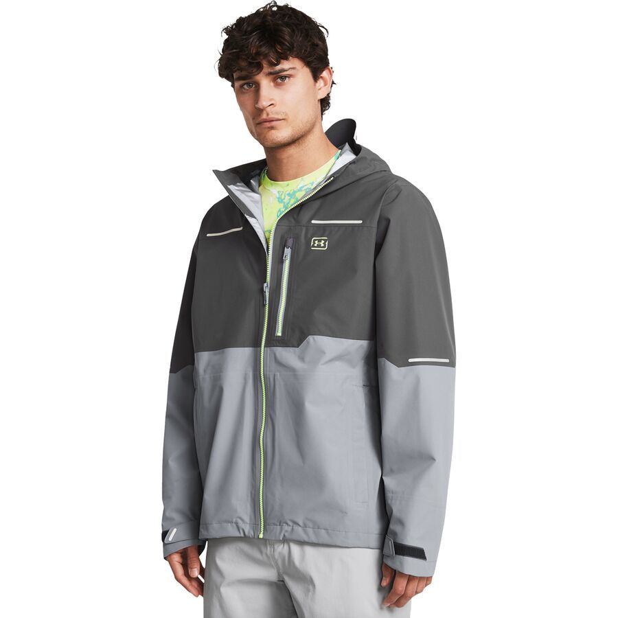 (取寄) アンダーアーマー メンズ フィッシュ エリート レイン ジャケット - メンズ Under Armour men Fish Elite Rain Jacket - Men's Castlerock 30,979円