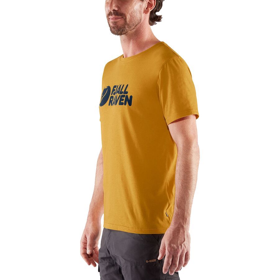 (取寄) フェールラーベン メンズ ロゴ T-シャツ - メンズ Fjallraven men Logo T-Shirt - Men's Ochre 9,583円