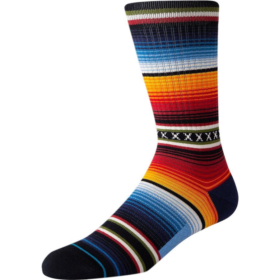 (取寄) スタンス カレン ST クルー ステイプル ソックス Stance Curren ST Crew Staple Sock Red