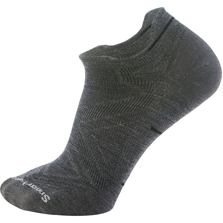 (取寄) スマートウール ラン ゼロ クッション ロウ アンクル ソックス Smartwool Run Zero Cushion Low Ankle Sock Medium Gray