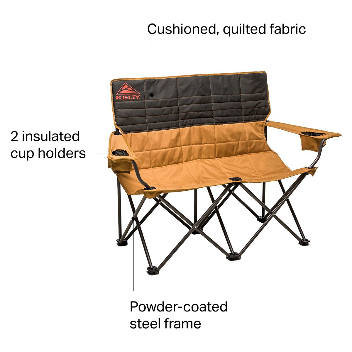 2022正規激安】 (取寄) ケルティ ロウ ラブシート キャンプ チェアー Kelty Low Loveseat Camp Chair Deep Lake Fallen Rock アウトドア Kelty Low Loveseat, Canyon Brown Beluga並行輸入