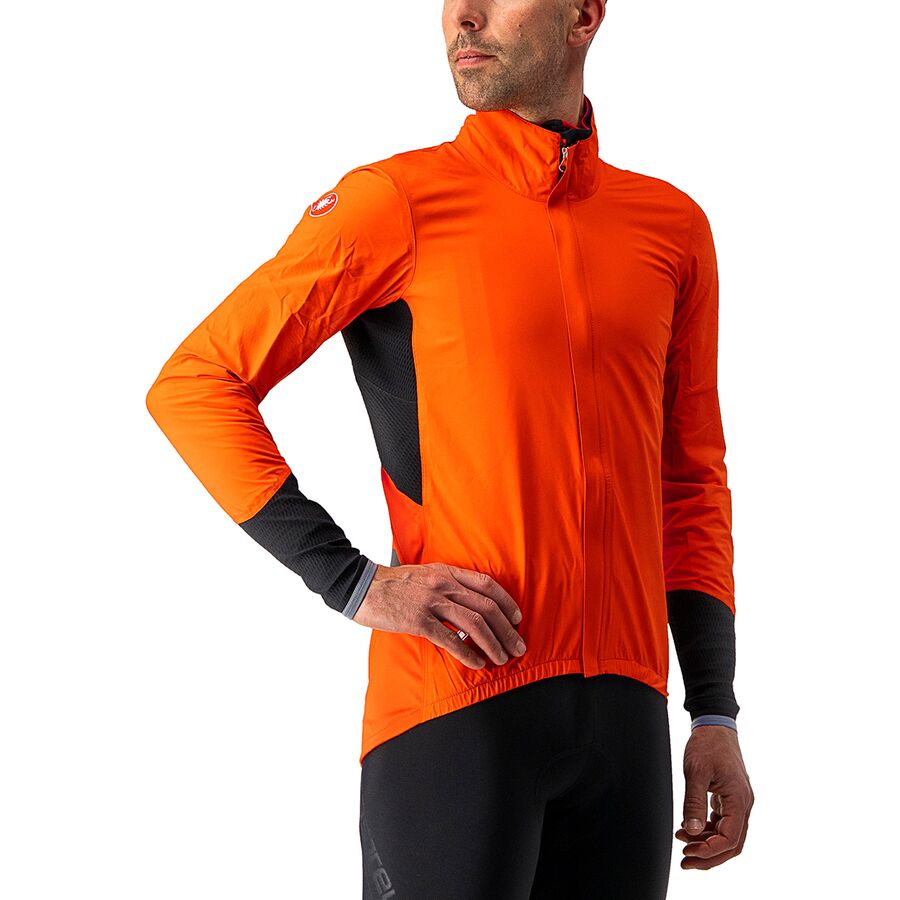 未使用 取寄 カステリ メンズ ガビア ジャケット Castelli men Gavia Jacket Men's Fiery Red 