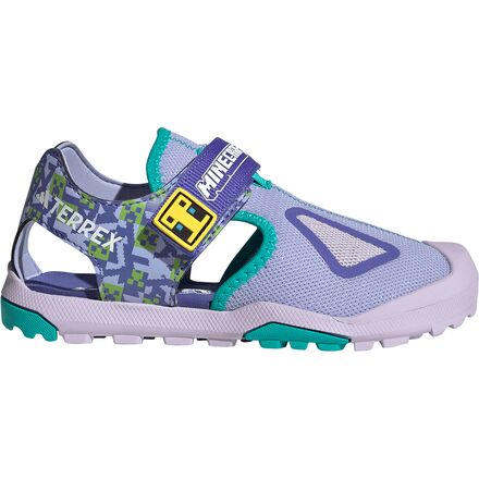 (取寄) アディダステレックス リトルキッズ テレックス キャプテン トーイ 2.0 サンダル - リトル キッズ Adidas TERREX little kids Terrex Captain Toey 2.0 MCFT Sandal - Little Kids' Violet Tone/Semi Cobalt Blue/Mint Rush