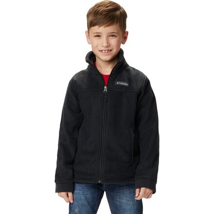 (取寄) コロンビア ボーイズ スティーンズ マウンテン リ フリース ジャケット - ボーイズ Columbia boys Steens Mountain II Fleece Jacket - Boys' Black｜ジェットラグ店