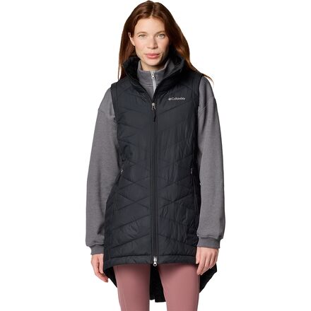 (取寄) コロンビア レディース ヘブンリー リ ロング ベスト - ウィメンズ Columbia women Heavenly II Long Vest - Women's Black