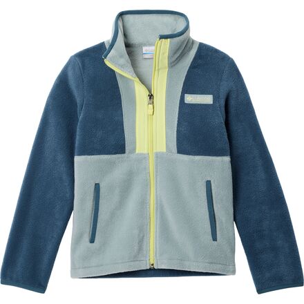 (取寄) コロンビア キッズ バック ボウル リ フル-ジップ フリース ジャケット - キッズ Columbia kids Back Bowl II Full-Zip Fleece Jacket - Kids' Everblue/Crushed Blue/Neon Light