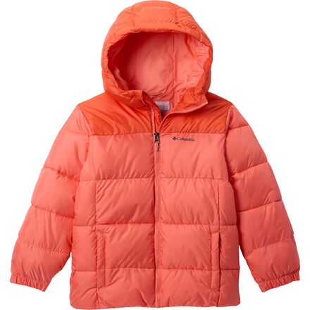 (取寄) コロンビア キッズ パフェクト フーデット ジャケット - キッズ Columbia kids Puffect Hooded Jacket - Kids' Hot Coral/Zing