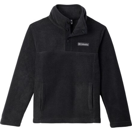 (取寄) コロンビア キッズ スティーンズ マウント リ 1/4 スナップ フリース プル-オーバー - キッズ Columbia kids Steens Mtn II 1/4 Snap Fleece Pull-Over - Kids' Black｜ジェットラグ店