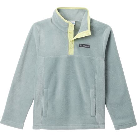 (取寄) コロンビア キッズ スティーンズ マウント リ 1/4 スナップ フリース プル-オーバー - キッズ Columbia kids Steens Mtn II 1/4 Snap Fleece Pull-Over - Kids' Crushed Blue/Citron Haze|ジェットラグ店