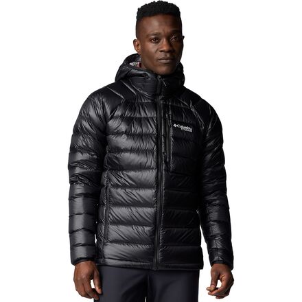 (取寄) コロンビア メンズ アークティク クレスト ダウン フーデット ジャケット - メンズ Columbia men Arctic Crest Down Hooded Jacket - Men's Black