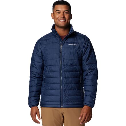 (取寄) コロンビア メンズ パウダー ライト リ ジャケット - メンズ Columbia men Powder Lite II Jacket - Men's Collegiate Navy