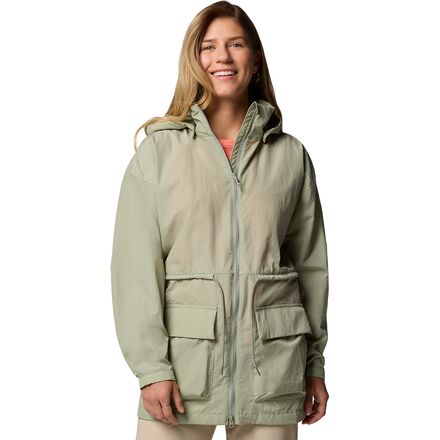 (取寄) コロンビア レディース ミッド カーゴ ウィンドブレーカー - ウィメンズ Columbia women Paracutie Mid Cargo Windbreaker - Women's Safari｜ジェットラグ店 11,204円