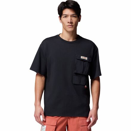 (取寄) コロンビア メンズ コーヴ ビーチ ポケット T-シャツ - メンズ Columbia men Cove Beach Pocket T-Shirt - Men's Black