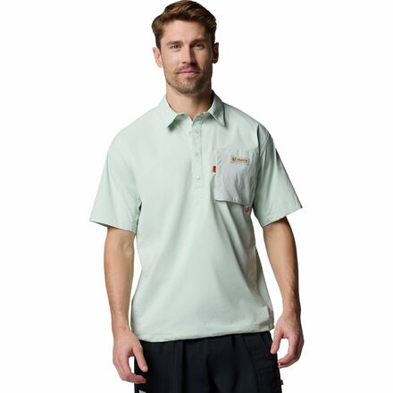 (取寄) コロンビア メンズ コーヴ ビーチ ウーブン ショートスリーブ シャツ - メンズ Columbia men Cove Beach Woven Short-Sleeve Shirt - Men's Cool Green｜ジェットラグ店