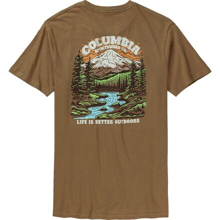 (取寄) コロンビア メンズ グレースフル ショートスリーブ T-シャツ - メンズ Columbia men Graceful Short-Sleeve T-Shirt - Men's Delta