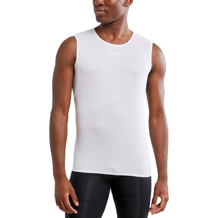 (取寄) クラフト メンズ プロ ドライ ナノウェイト スリーブレス ベースレイヤー&mdash; - メンズ Craft men Pro Dry Nanoweight Sleeveless Baselayer - Men's White｜ジェットラグ店