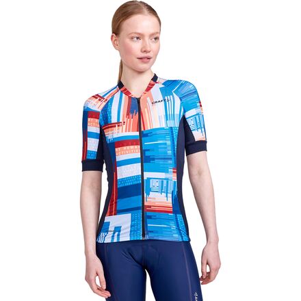 (取寄) クラフト レディース ADV エンデュア グラフィック ジャージ - ウィメンズ Craft women Adv Endur Graphic Jersey - Women\'s Blaze/Multi