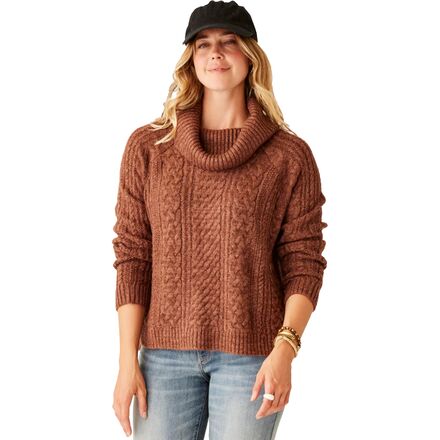 (取寄) カーヴ デザイン レディース フィールド セーター - ウィメンズ Carve Designs women Field Sweater - Women's Chocolate Heather